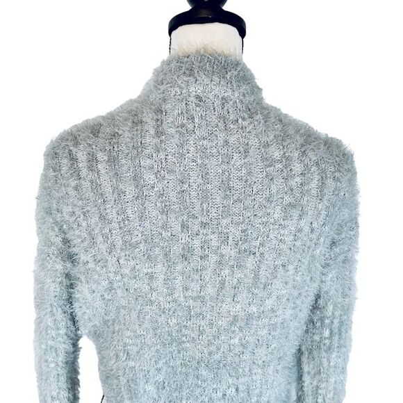 Candie’s Fuzzy Mock Neck Pullover Sweater - Picture 6 of 10